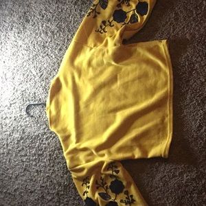 A loose sweater blouse